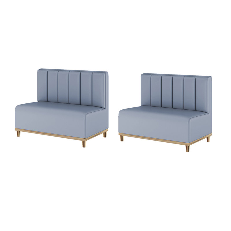 Faux Leather Upholstered Bench, Mauve