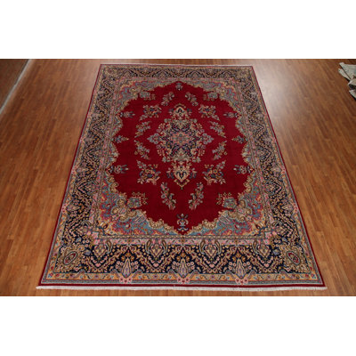 Vintage Red  Traditional Area Rug 10x13