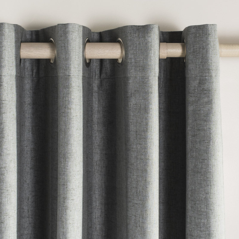 Kina Room Darkening Curtain Single Panel, 52" W x 84" L