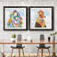 Groovy Bunny And Sky - ensemble de 2 peintures-1924596502-1924596497