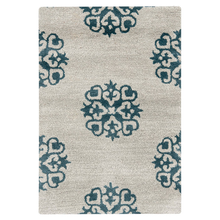 Candelo Hand Tufted Wool Pile Geometric Rug