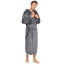 Revloc Flannel Mid-Calf Bathrobe-470850113-470850115
