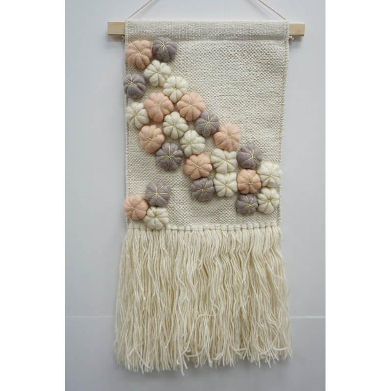 Suspension murale en laine avec accessoires de suspension inclus