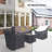 Outdoor 4 -Piece Conversation Sets Group Seating Patio Furniture Covers