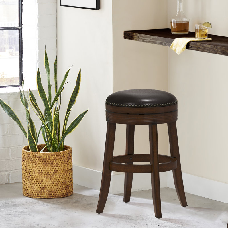 Tabouret de bar et de comptoir pivotant Hayriye, Tabouret de bar (assise de 30 po de hauteur)
