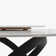 Suzzie Modern Round Dining Table, Sintered Stone Tabletop with Lazy Susan, Carbon Steel Base Pre-Assembly