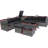 Alvarie 92.13'' Wide L-Shaped Patio Sectional Set with Cushions
