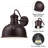 13" 1-Light Outdoor Wall Light13" 1-Light Vintage Outdoor Wall Lantern With Oil Rubbed Bronze Finish-79278327