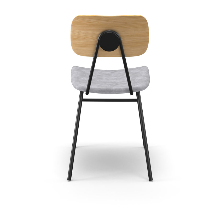 Chaise d'appoint Budd, Gris cendre