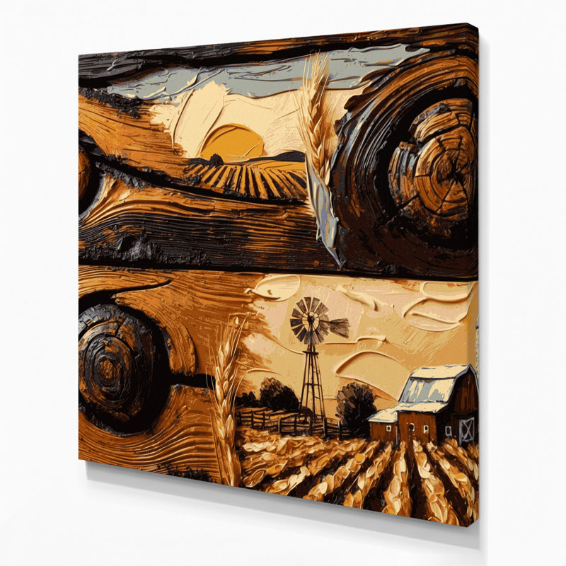 Art mural sur toile Farm Farm