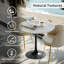 Cleofus Round Metal Base Dining Table-2066672971-2073071967-2074318863