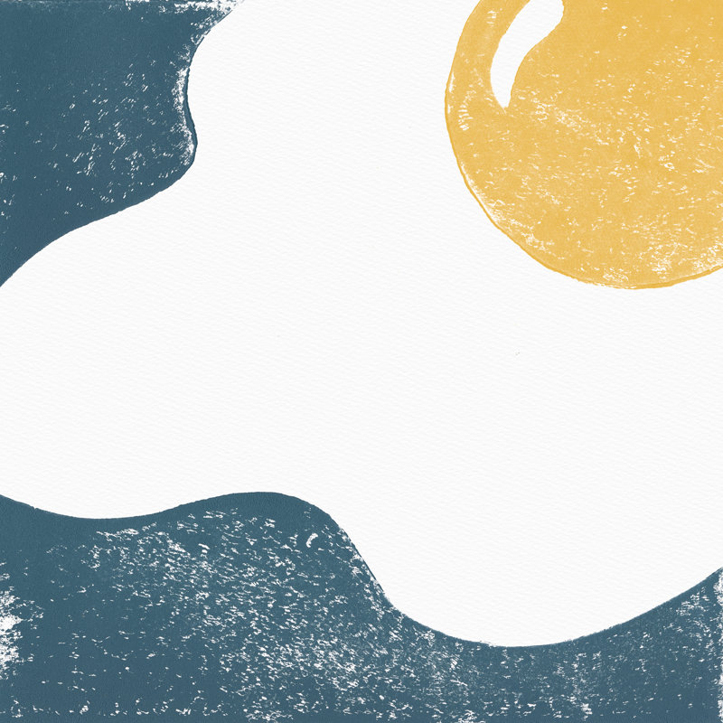 Sunny Side II by Moira Hershey - Wrapped Canvas Painting, 30cm H x 30cm W