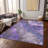 Machine Washable Indoor/Outdoor Xhevrie Lavender Rug-30633792