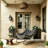 Oversized Outdoor Rocking Papasan Chair with Cushion-40208532-57607527