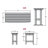 Arbnora 6 Piece Counter Height Dining Set-1004470973
