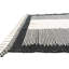 Tapis noir et blanc Mosser