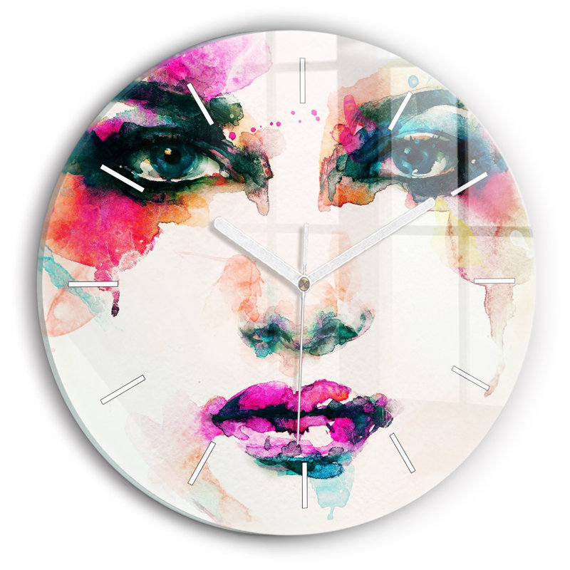 Glass Wall Clock
