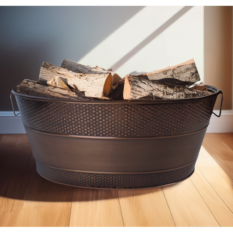 Red Barrel Studio® Decorative Bin, Bronze