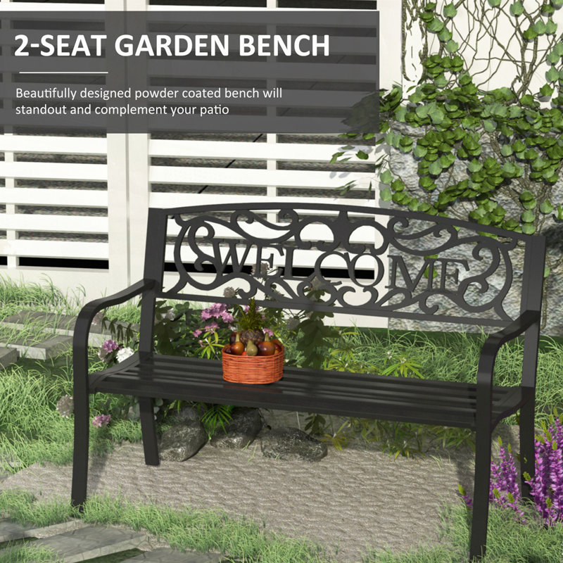 Banc de patio extérieur