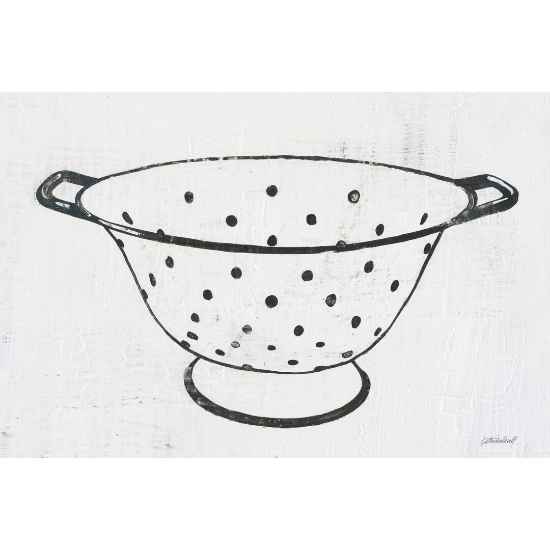 Leinwandbild Retro Colander von Kathrine Lovell