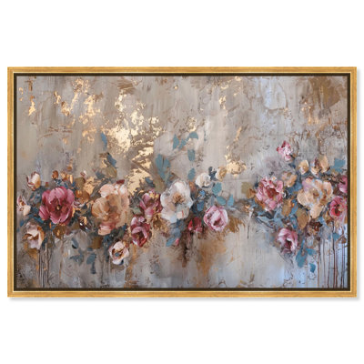 Fleur de Ruin II Canvas Fancy Floral Art by Art Remedy