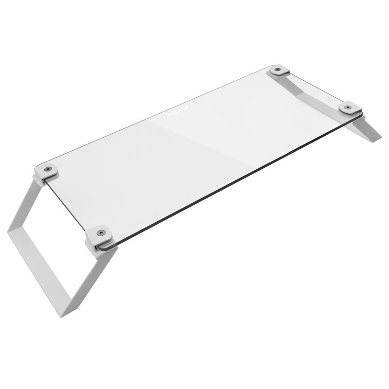 Support d’écran d’ordinateur en verre trempé Ginnungagap, Blanc