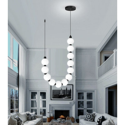  12-Light Globe Chandelier Modern Led Dimmable Light Fixture
