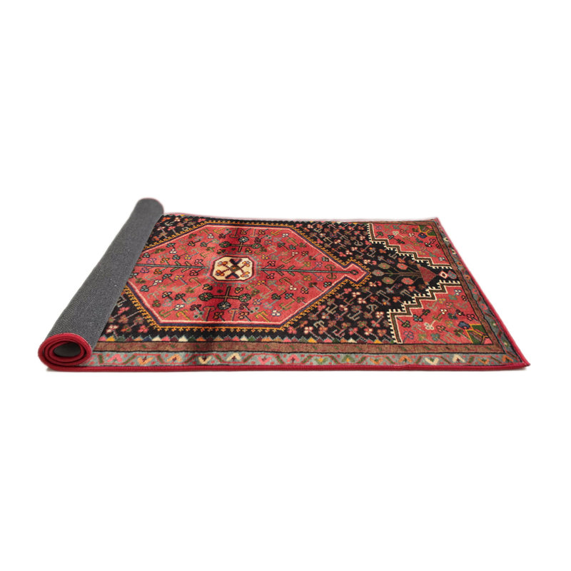 Tapis de style oriental rouge, Rectangle 5 pi x 7 pi