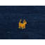 Handwoven Wool Gabbeh Uni Blue Rug-60831820