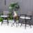 Jeilynn Metal Outdoor 25.5'' Counter Stool with Cushion