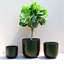 Jardinière ronde en fibre de verre H 19,5 po x l 19,5 po x P 19,5 po-464682407-452875382