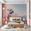 Papier peint botanique Minimal Pastel-1598005160