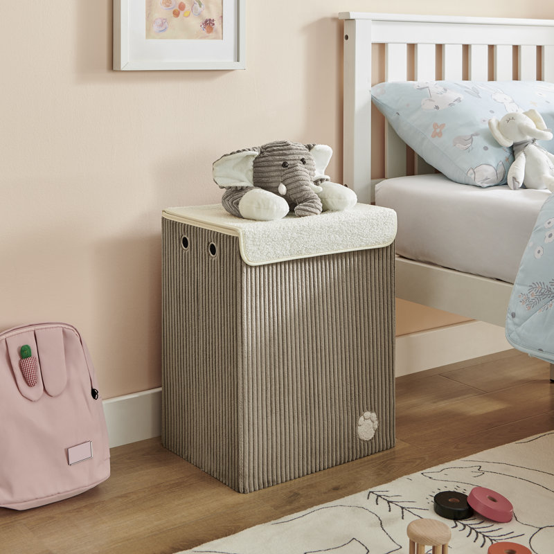 Panier à linge pliable avec couvercle 