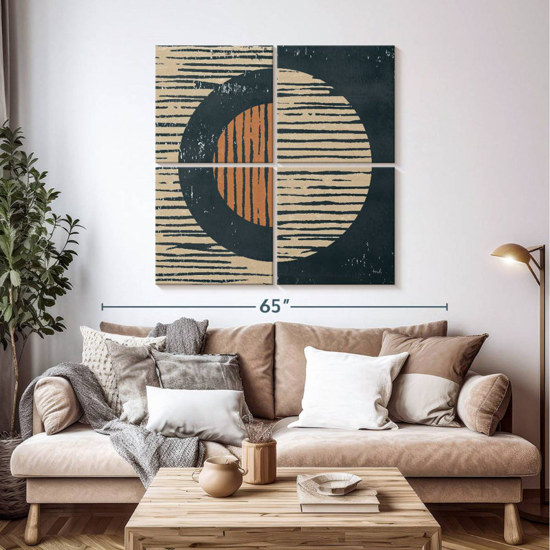 Primitive, 45" H x 45" W