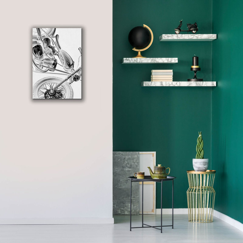 «Fionnbharr Inverted Vintage Moto I on Canvas» par Ethan Harper, reproduction, H 26 po x l 18 po x P 0,75 po
