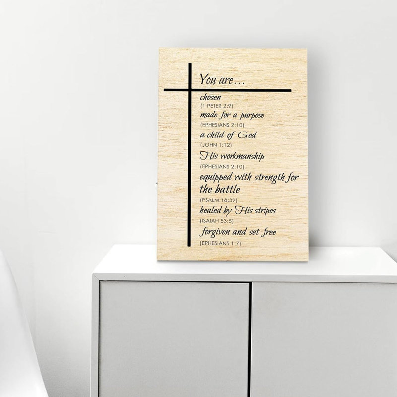 Bible verses Christian Wall Art encadré toile