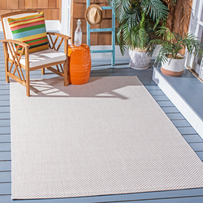 Tapis intérieur / extérieur ivoire Michaelis