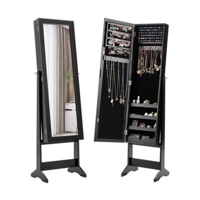 Armoire à bijoux avec miroir Juvencio