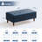 Faux Leather Ottoman Bench With Tufted Seat, Padded Upholstered Bench For Bedroom, Entryway, Dining Room-253473221
