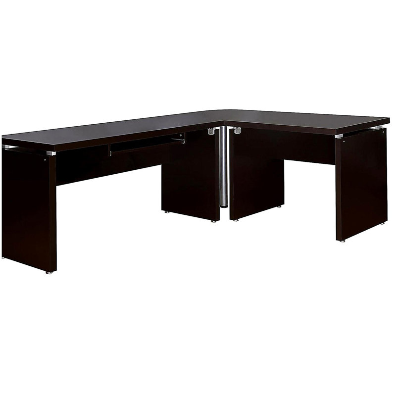 Cappuccino Floating Top Computer Desk