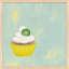 Kiwi Cupcake Print by Katy Montica-2079225758-2079225745