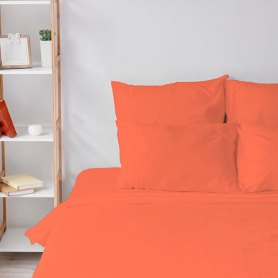 Ensemble de draps 6 pièces en microfibre brossée double ultra douce, feuilles rafraîchissantes avec poches très profondes - Lavable à la machine
