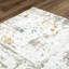 Tapis abstrait ivoire / gris-558951865