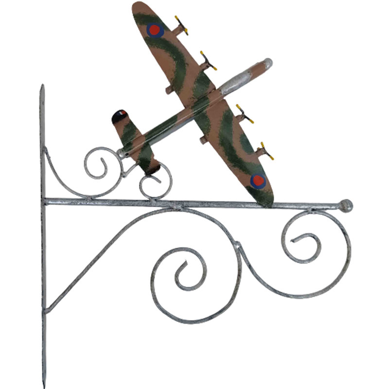 Mathers Metal Lancaster Bomber Wall Bracket