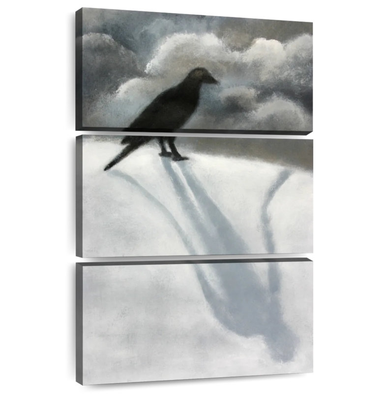 Brampt Black Bird, 74'' H x 48'' W