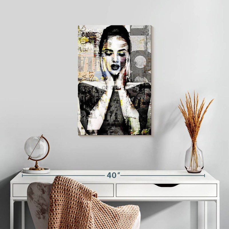Fashionista moderne Leisha, H 24 po x l 16 po