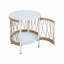 Table d'appoint d'extérieur 17,32 po Bohemian Garden