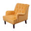 Velvet Accent Chair Rubber Leg