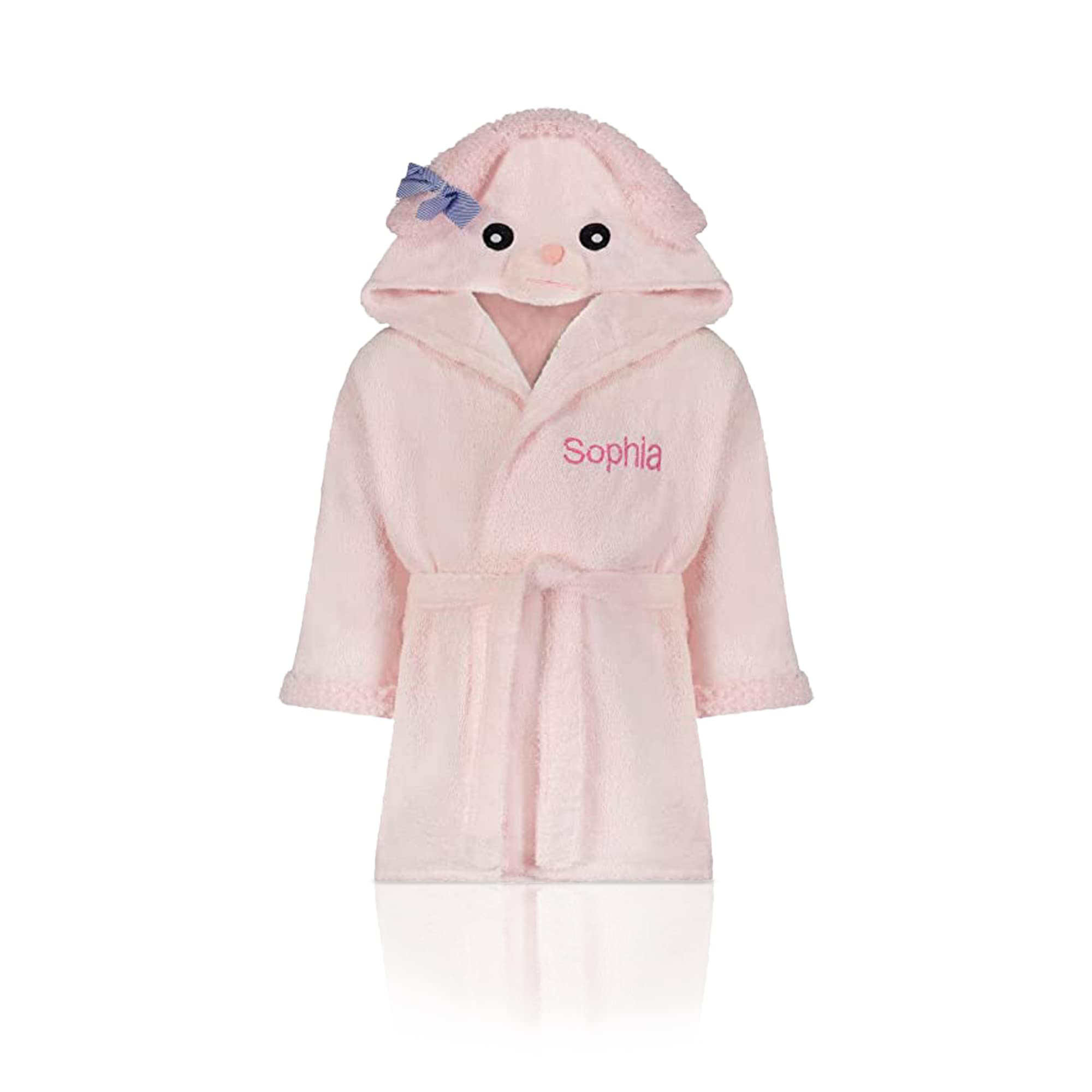 Parkside Fleece Mid-Calf Bathrobe with Pockets and Hood