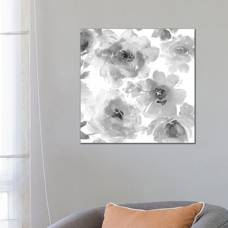 Springtime Black And White II by Kelsey Morris - Wrapped Canvas Print, 66.04 cm H x 66.04 cm W x 3.175 cm D